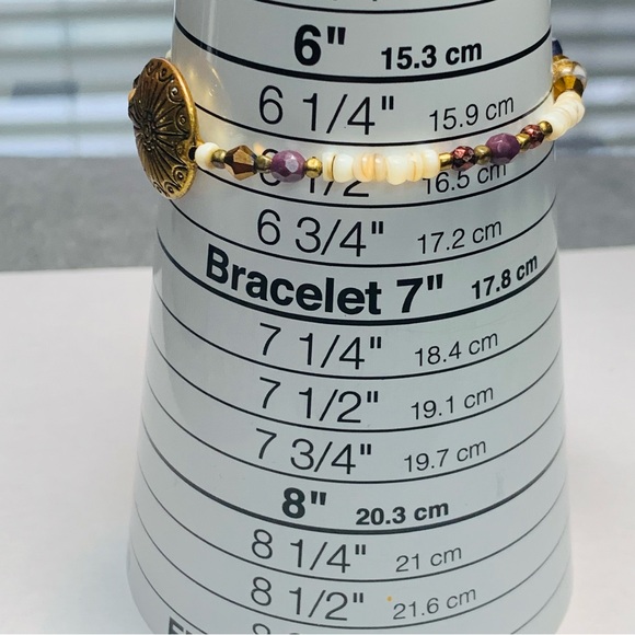 ***SOLD*** 4-Piece Artisan Hand Crafted Bracelets & Earrings Set Glass Beads - Picture 16 of 17